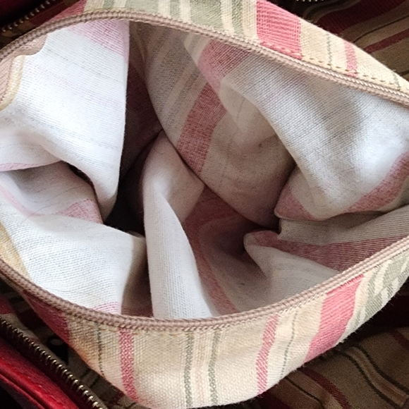 Floto Red Leather Bag - Picture 9 of 12